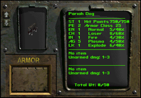 Fallout Bible Pariah Dog